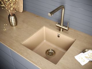 Мойка кухонная Paulmark Gera PM104546-QU кварц